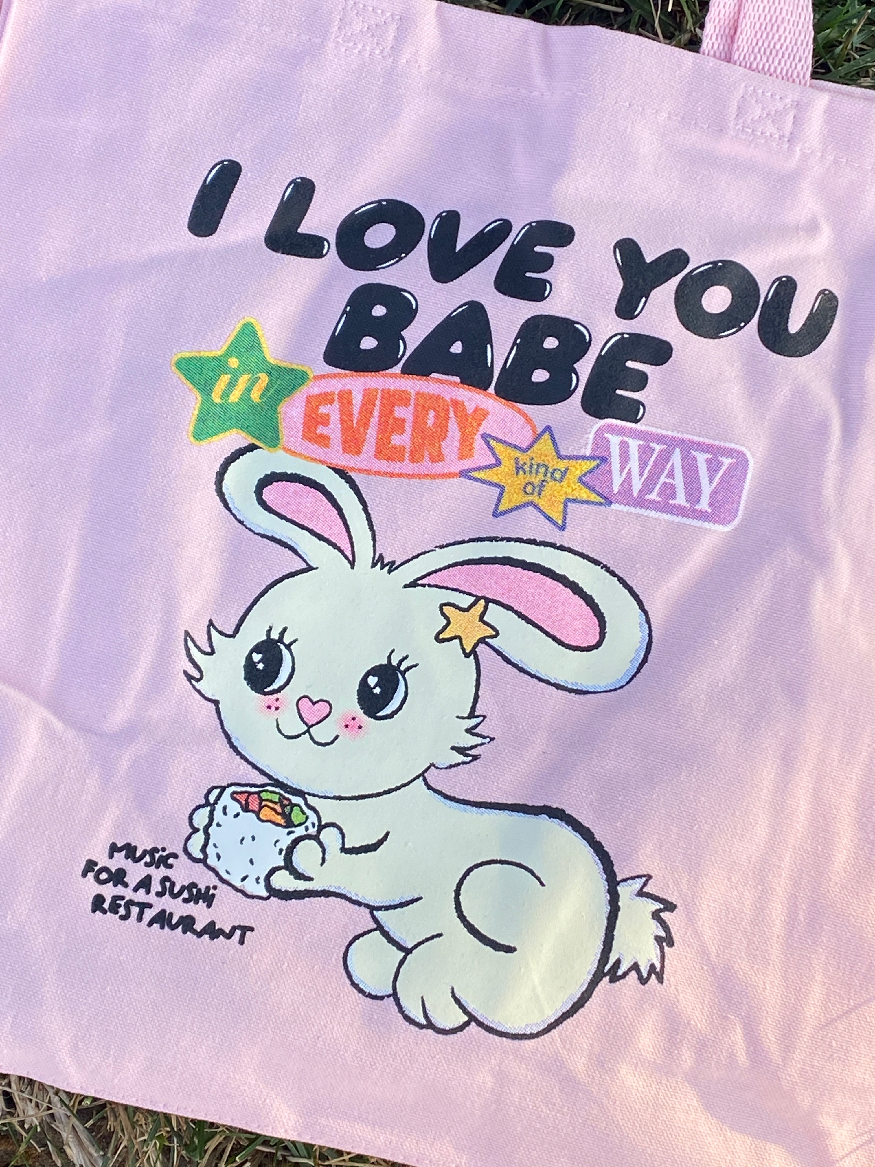 Pink Bunny Tote Bag – Lovers in Lace